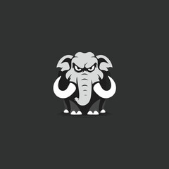 vector illustration of an elephant
