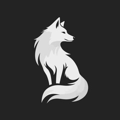 wolf silhouette vector