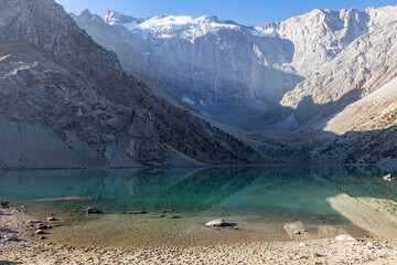 Amazing view of Koulikalon Lake in Fann mountains Tajikistan