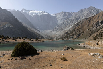 Amazing view of Koulikalon Lake in Fann mountains Tajikistan