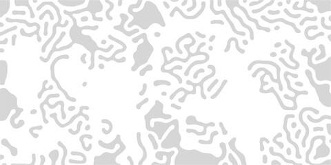 Brown geometric curve wave seamless vector line art pattern for textile and wallpaper design