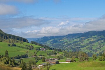 Obraz premium landscape in the austrian alps near Embach