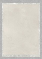 Blank off-white paper with subtle texture and faint border