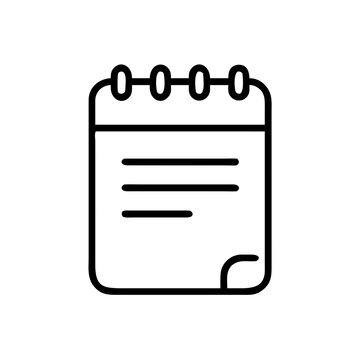 Notepad icon representing notes and reminders
