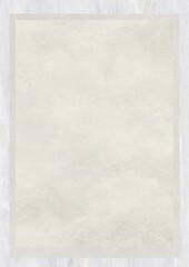 Blank textured paper sheet on a light background