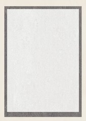 Blank textured paper with a dark border frame