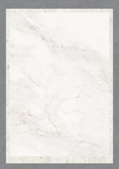 White marble surface with natural veining pattern
