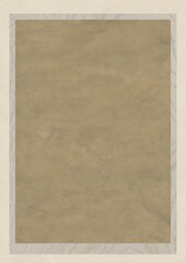 Blank beige textured surface with subtle creases and a light border