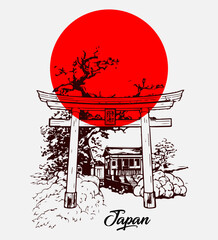 Japanese style popular typography t-shirt design for clothes sale poster banner wallpaper vector