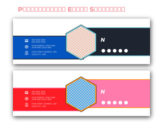 Modern Digital Business Card Email Signature