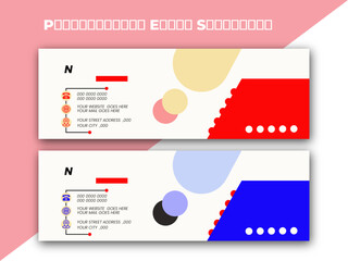 Professional Email Signature Template &ndash; Modern Corporate Design