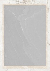 Gray marble surface with natural veining patterns and light border