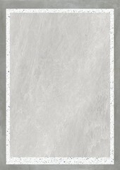 Abstract textured gray background with speckled border