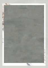 Abstract gray textured surface with marble border
