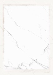White marble surface with natural gray veining patterns