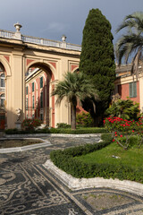 Jardin du palais royal &agrave; G&ecirc;nes