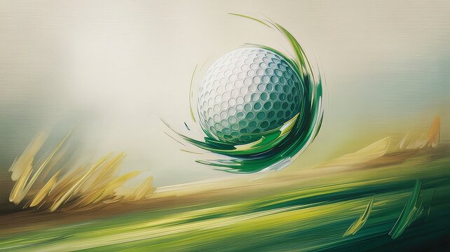 The Forceful Collision Between a Golf Club and a Dimpled Ball
