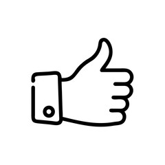 Thumbs up gesture indicating approval