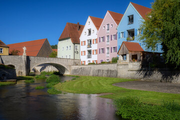 Park at the historic city of Berching