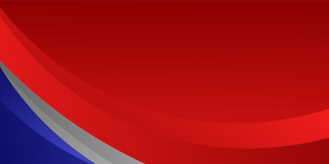 Abstract elegant background design with space for your text. Corporate concept red blue white vector illustration.