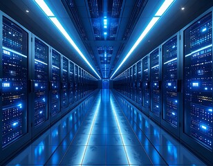 data center network server room