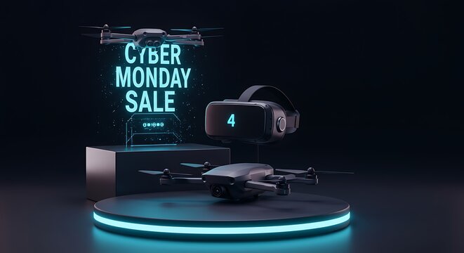 Cyber Monday sale with drones and VR headset - Powered by Adobe