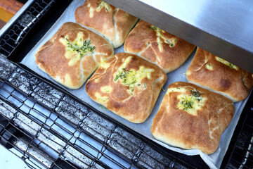 Romanian traditional homemade pies from Bucovina called poale-n-brau, prepared on the occasion of major holidays.
