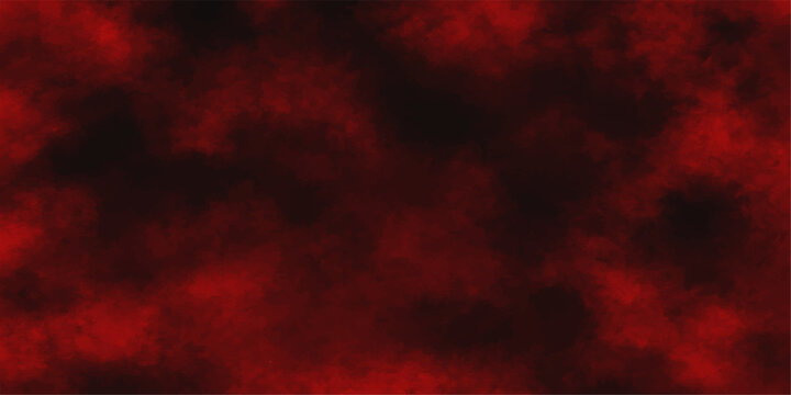 Dramatic red smoke texture with dark grunge and orange light effect