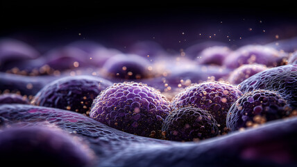 Growing cell colony spreading across tissue illustrating proliferation dynamics and biomedical discovery.
