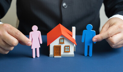 Division of property after divorce. Distribution of household responsibilities between husband and...