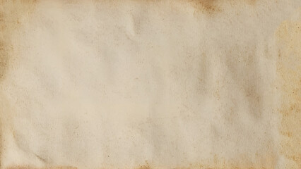 Brown recycled craft paper texture as background. Brow paper texture, Old vintage page or grunge vignette of old newspaper. Pattern rough art creased grunge letter. Hardboard with copy space for text.