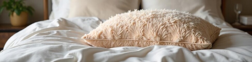 Luxurious Grey Feather Cushion Plush Comfort and Elegant Style for Any Room