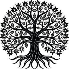 Obraz premium enchanted tree of life symbol collection.eps