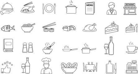 food and drink icons