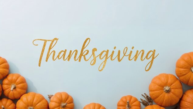 Celebrate Thanksgiving with pumpkins and festive decorations