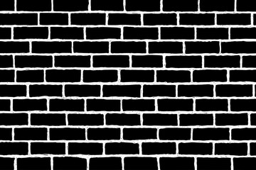 elegant monochrome brick wall design vector illustration for modern home decor and creative projects perfect for backgrounds wallpapers and graphic design inspiration