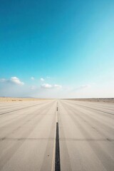 Serene Expanse Untouched Plains Stretching to a Clear Horizon, Evoking Freedom, Tranquility, and the Vastness of Nature.