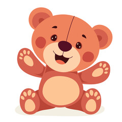 Cartoon Drawing Of Teddy Bear
