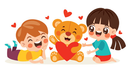 Cartoon Drawing Of Teddy Bear