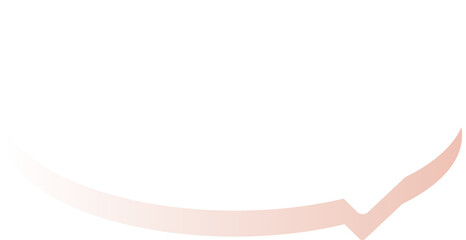 White Speech bubble with colorful gradient shadow, text box, word balloon, chat box
