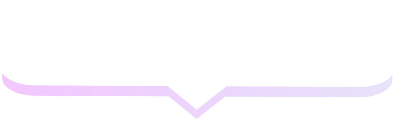 White Speech bubble with colorful gradient shadow, text box, word balloon, chat box