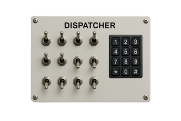 Dispatcher Control Board with Switch Grid