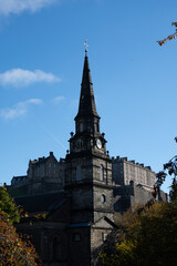 old scottish castle and tower