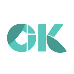 The inscription &ldquo;Ok&rdquo; in the logo form