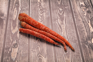 Red Indian raw carrot vegetable