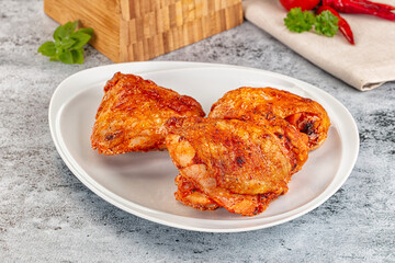 Baked marinated crispy chicken tighs