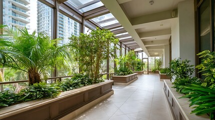 modern sunroom with beautiful architectural structure and amazing interior designs