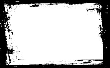 Grunge border frame stock illustration