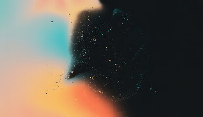 Abstract background with soft gradient colors and subtle texture of water droplets