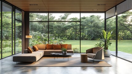  modern sunroom with beautiful architectural structure and amazing interior designs